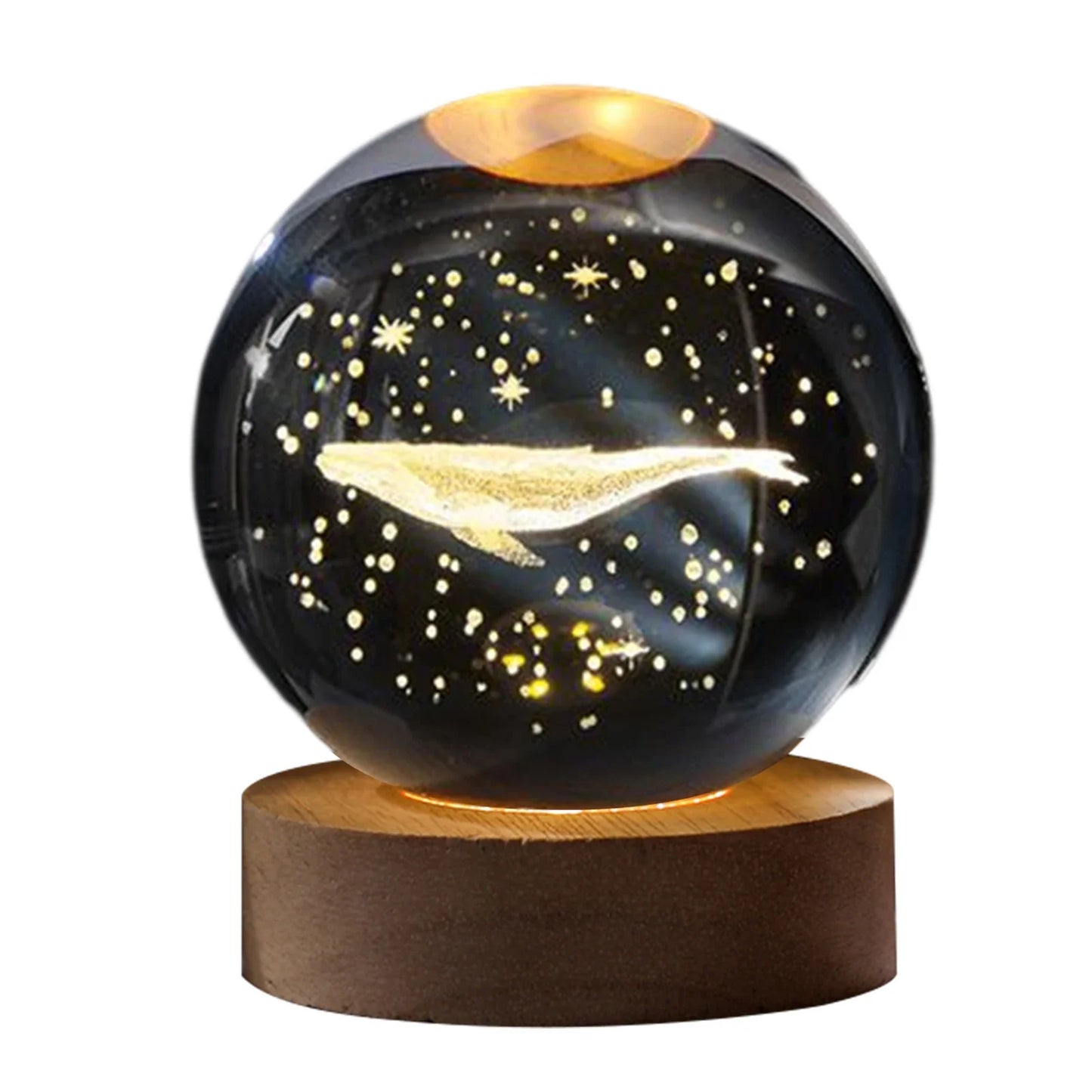 Solar System Crystal Lamp 