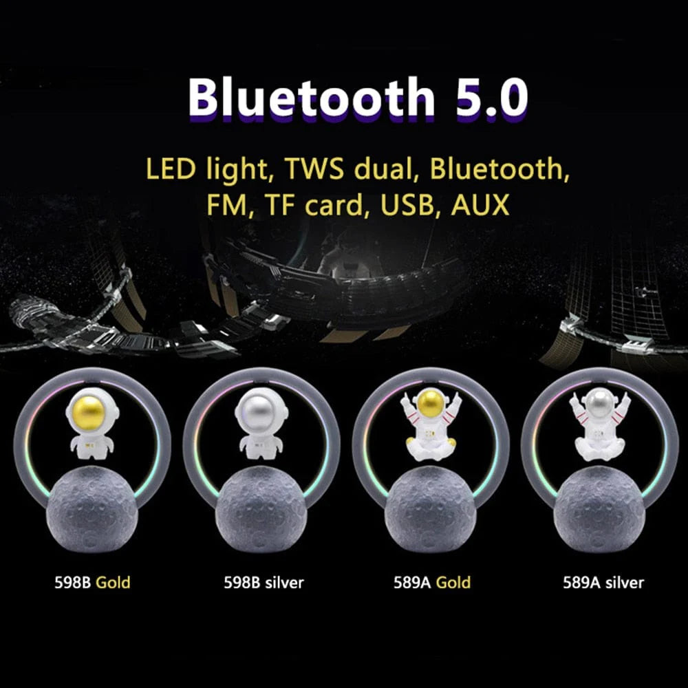 Levitating Astronaut Bluetooth Speaker Lamp